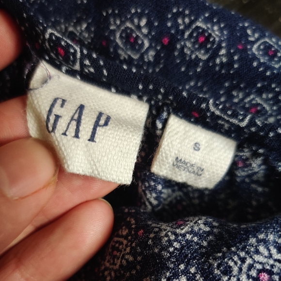 Gap Boho Shirt Bohemian Hippy Hipster - Picture 3 of 4